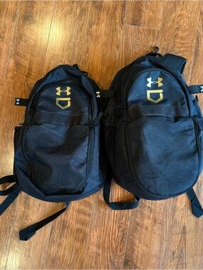 Under Armour Black Baseball Backpack Bag